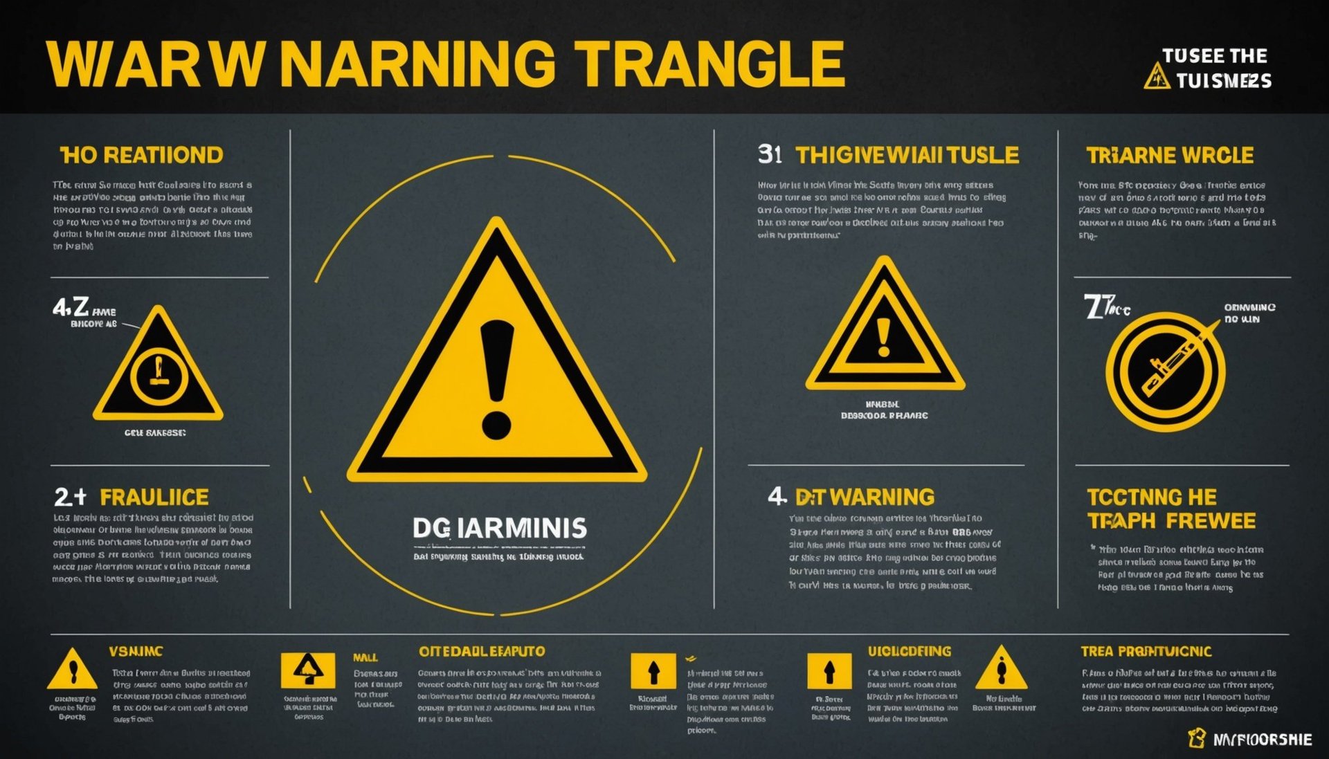 Signalisation Triangle Infographie détaillée : comment utiliser le triangle de signalisation ...